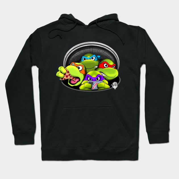 Out of the Sewer Hoodie by nicitadesigns